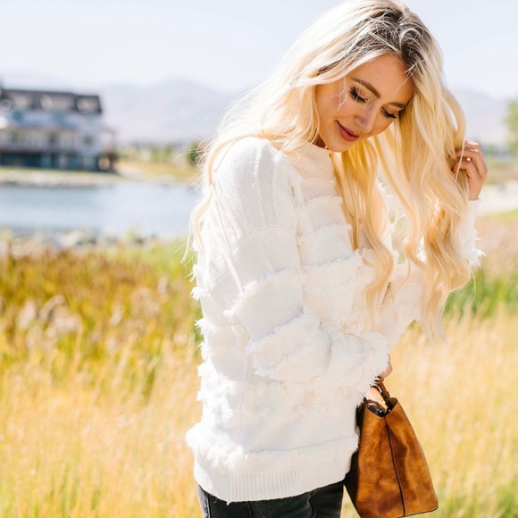 Layers Of Fringe Sweater - Picture 2 of 5